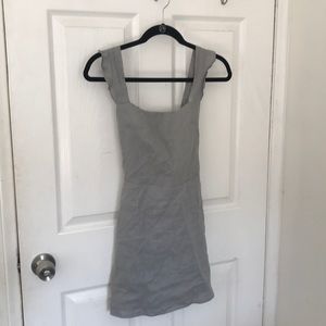 Reformation Mini Dress With Crossable Straps